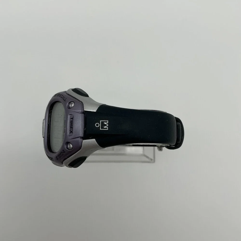 Timex Ironman Triathlon 30 Lap Women Watch Digital Black Resin 100M New Battery